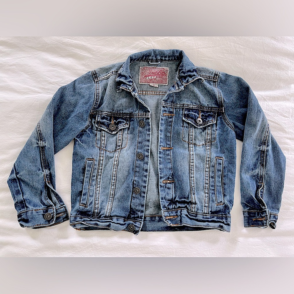 Brooklyn Cloth Denim Jean Jacket Girls Size S